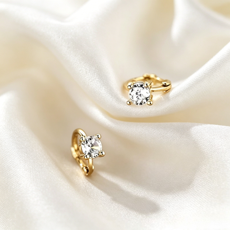 Women's Classic Zirconia Ear Studs, Exquisite Gift